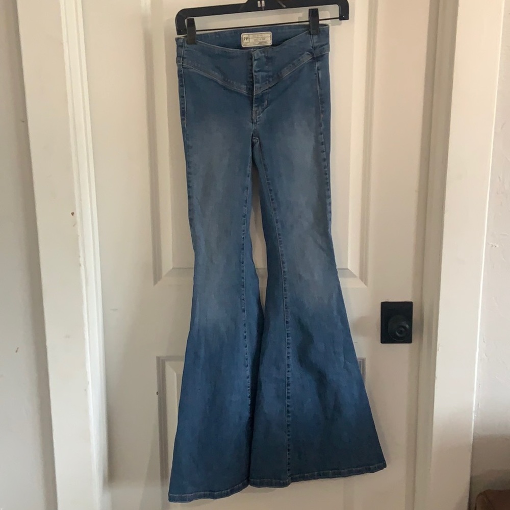 Free People Bell Bottom Flare Jeans